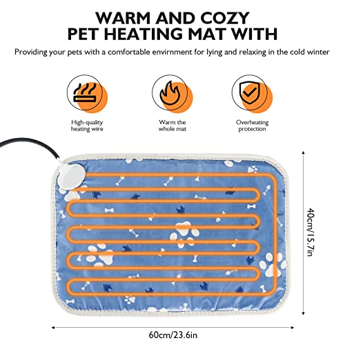 Puppy Incubator with Heating - Puppy Incubator,Fan Ventilation Circulation Design,Kitten Incubator,Incubator for Puppies with Puppy Bed Mat (55L)