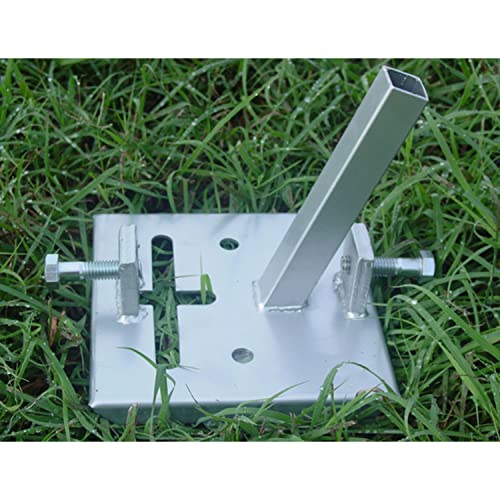 BOSS Buck Deluxe Durable Steel Stable Versatile Foot Pad for Game Feeder | Nut and 1/2" Bolt Included