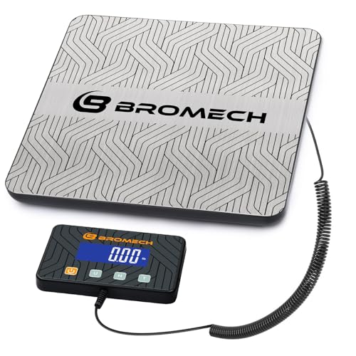 440lb Shipping Scale Heavy Duty Postal Scale with Separate Display | Type-C Charging, Hold & Tare | Avoid Overpaying Postage for USPS, UPS, FedEx | Small Business & Warehouse