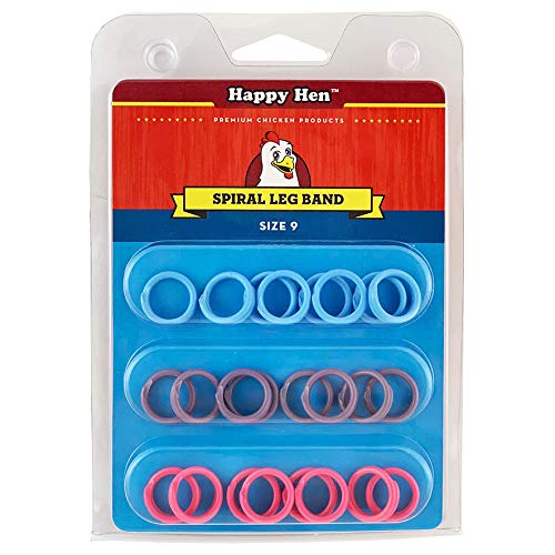 Happy Hen Treats Spiral Leg Bands-Size 9