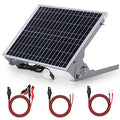 SUNER POWER 20W 12V Solar Battery Charger Maintainer, Built-in Smart MPPT Charge Controller, Adjustable Mount Bracket, Waterproof 20 Watt Solar Panel Kits for Car Automotive Boat Marine RV Trailer - size: 20W Pro