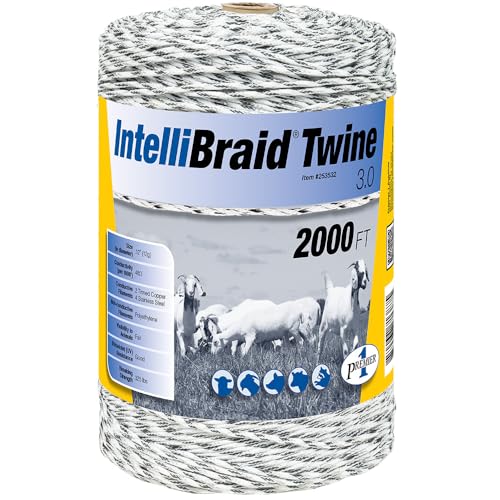 Premier 1 IntelliBraid® Twine PE 3.0 – 3mm, 2000 ft | 2 tinned copper + 4 SS filaments. 48Ω/1000ft. Thicker than standard twine for better visibility. Braided for flexibility. - size: 2000' Roll