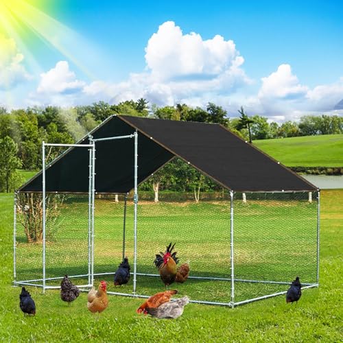 Shade Cloth - for Plants Greenhouse, 70% Sunblock Shade Sails -for Outdoor Garden Pergola Patio Lawn, Sun Protection Neting Cover for Kennel Chicken Coop Easier to Hang Plant Cover - size: 6.5'x12'