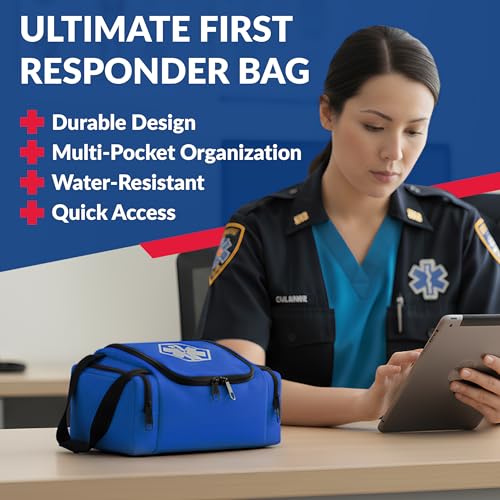 Dixigear Empty First Responder II Bag 10.5" x 5" x 8" - Blue - color: Blue