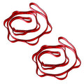 53 Inches Nylon Daisy Chains Rope Climbing Lanyard Straps Looped Strong Slings 23 kN Aerial Yoga Webbing - color: 2PCS Red