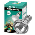 LUCKY HERP Heat Lamp Bulbs, UVA Intense Basking Spot Light Reptile Heat Lamp(Clear) 50W, Simulated Natural Sunlight Heat Lamp Bulbs for Reptile, Bearded Dragon, Amphibian, Turtle, Snake, Lizard - color: Clear Reptile Heat Lamp, size: 50W 1-Pack