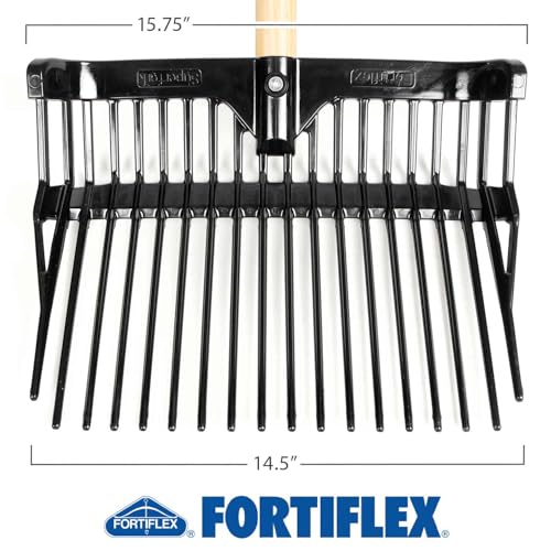 Fortiflex FORTEX Industries 1308181, Black 377749-1003 Superfork Plastic Stall Fork