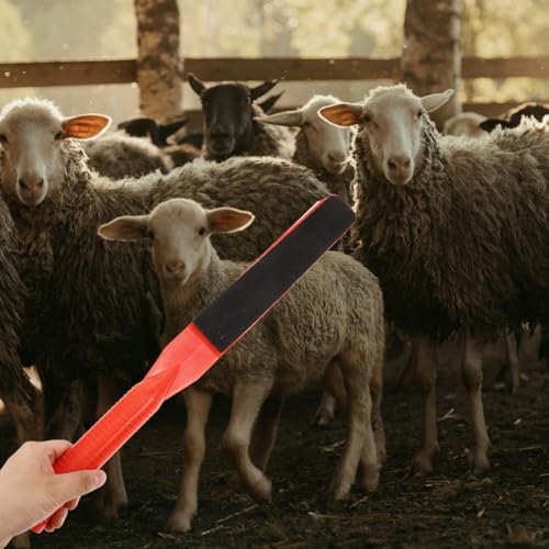 Happyyami Livestock Forcing Paddle Pig Show Stick Pasture Livestock Paddle for Sheep and Pig Handling Lightweight Manual with Ergonomic Handle 19.68 in