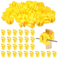 Geiserailie 200 Pcs T Post Insulators for Electric Fence Bulk