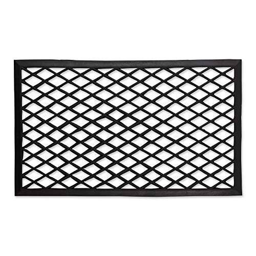 DII Rubber Doormats Collection All Weather, 18x30, Diamond Lattice - color: Diamond Lattice, size: 1'6" x 2'6" (Rectangular)