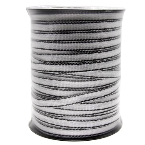 Electric Fence Polytape, 5 Strands of Electrical Conductors Poly Electric Fence Tape, 656 Feet Roll