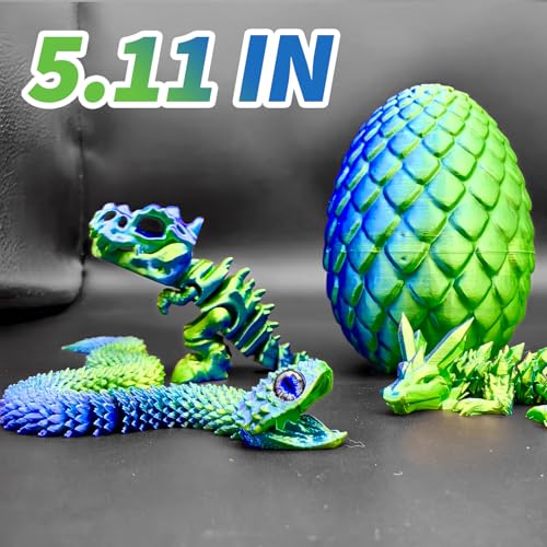 5 Pcs，12" 3D Printed Dragon Eggs,Dinosaur Egg,Crystal Dragon Toys,Snake Eggs, Animals,Fidget Toy,Desk Executive Toy，Easter Eggs Basket Stuffers,Toys for Boys Kids Teen 5-7 4-6 8-12 - color: Pp-01