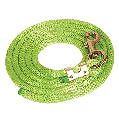 Mustang Poly Lead Rope 9ft. with Bolt Snap - color: Lime