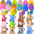 16PCS Prefilled Easter Egg Fillers with Animal Toys for Easter Egg Hunt | colorful bright prefilled Easter egg fillers, Easter egg hunt for kids boys girls easter basket stuffers party favors prizes