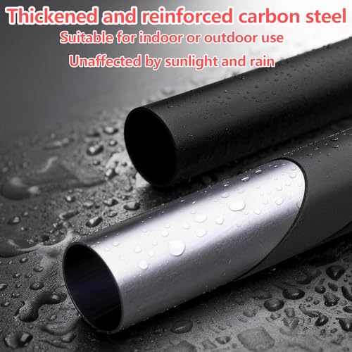 Goats Hay Feeder, 35.5'' Long, Heavy Duty Iron Wall Hay Rack, Blanket Holder, Large Capacity for Goats,Horses,Cattle and Other Livestock, Farm Indoor and Outdoor Use, Black - size: 35 in