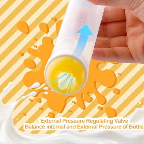 Kitten Nursing Nipple with Syringe, Wide Mouth Angled Puppy Feeding Bottles, with Ventilation Valve Resistant Tearing for Puppies, Kittens, Rabbit, Small Wildlife (L Nipple,Yellow) - color: Yellow, size: Model 3