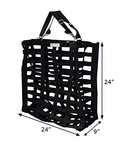Derby Originals Supreme 4-Sided Slow Feed Hay Bag – Patented, 1-Year Warranty, 3.5" & 1.75" Openings - color: Red