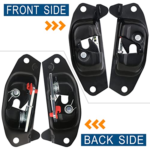 Tailgate Latch Lock w/Cable Bolts 15921948 15921949 Compatible with 1999-2007 Chevrolet Chevy Silverado/GMC Sierra 1500 2500 3500 for Rear Tail Gate Panel Side Left & Right - size: 1999-2007