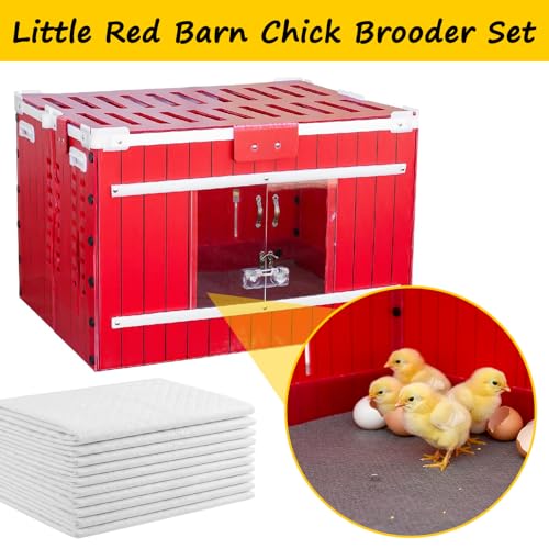 Hatchling Liners for Little Red Chicken Barn Pack 15, Chick Brooder Pads Absorbent, Leakproof Bedding for Baby Chicks, Ducklings