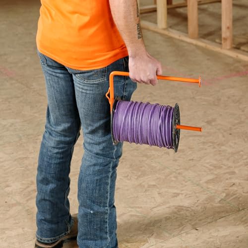 The Hand Dispenser, for Tracer Wire, Bury Tape, Sprinkler Wire, Electric Fence, Rope, Chain,