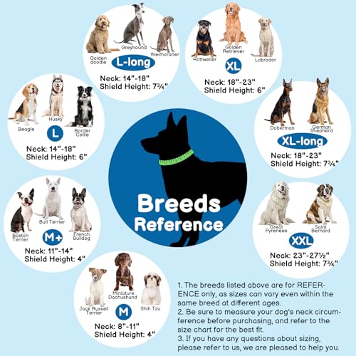 Dog Donut Collar, 2-in-1 Inflatable Dog Collars for After Surgery to Stop Licking Wounds, Patented Protective Donut Cone with High Shield for Small and Medium Pets (Blue, M) | Soft Recovery Cone Collar, Rigid & Higher Shield for Pets, Stop Licking Wounds,