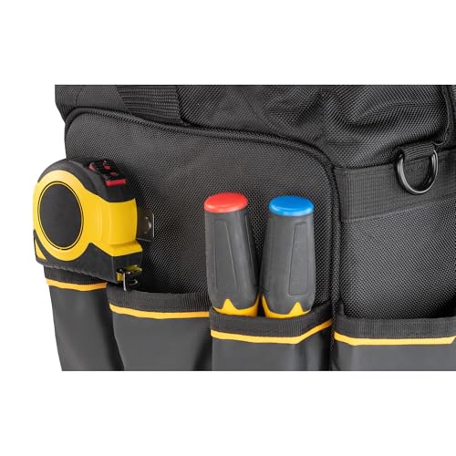DEWALT Tool Bag, Water Resistant, Hard Bottom, 20-inch, Professional Tool Tote with Organization (DWST560104) - style: 20" Open Mouth Tool Bag