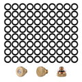 100 PCS Brass Misting Nozzles O Ring | Outdoor Cooling System 100pc Misting Nozzle O Ring for Outdoor Cooling System - size: 100pc-O Ring