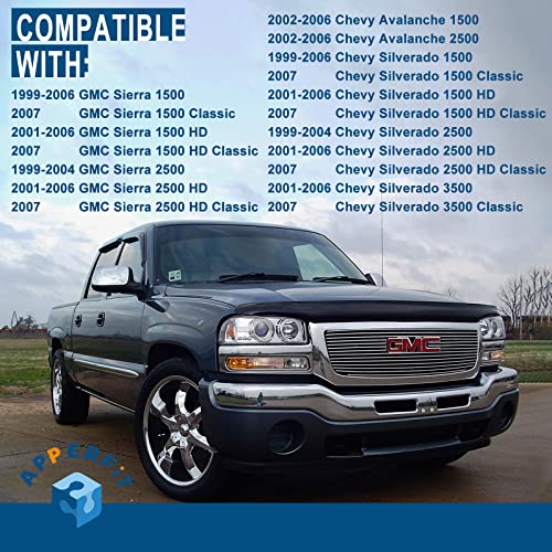 Tailgate Latch Lock w/Cable Bolts 15921948 15921949 Compatible with 1999-2007 Chevrolet Chevy Silverado/GMC Sierra 1500 2500 3500 for Rear Tail Gate Panel Side Left & Right - size: 1999-2007