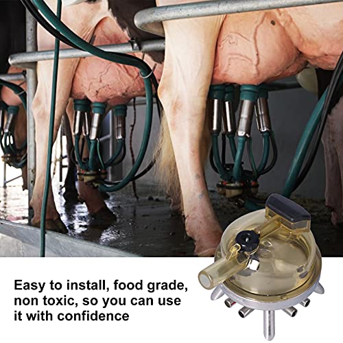 400CC Milk Collector Cow and Sheep Milking Claw Stainless Steel Base Farm Milking Tool
