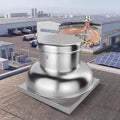 2400 CFM Upblast Roof Exhaust Fan, Direct Drive, 25" Base | High-speed direct drive, <65dB quiet, rust-resistant, pre-wired, for restaurant, warehouse, industrial ventilation - size: 2400 CFM