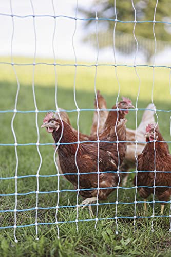 42" x 164' Standard Electric Poultry Netting Solar Kit | All-in-One Electric Fence Kit for Backyards, Homesteads, Farms, and Ranches - style: All-In-One Solar Kit