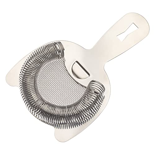 Barfly Fine Mesh Spring Strainer, Stainless Steel - color: Stainless Steel