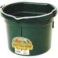 FarmTek Flat-Back Utility Bucket – 8 Quart, Heavy-Duty Polyethylene | Space-Saving Flat-Back Design, Reinforced Wire Carry Bail, Integrated Hanging Notch, Farm & Stable Utility