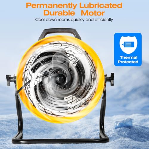 iLiving 18 in. Low Noise Turbo Fan 4019 CFM 3-Speed Portable Air Circulator for Shop, Office, Greenhouse, Home and Warehouse - size: 18-Inch