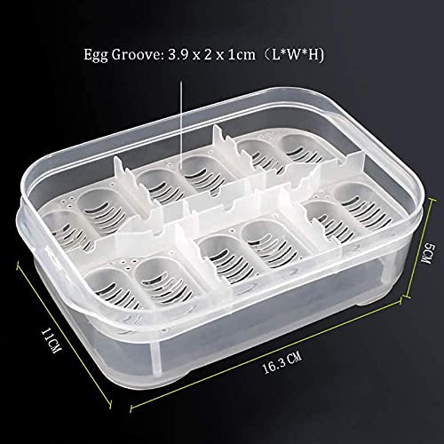 Reptile Egg Incubator Professional Hatcher Hatching Box Case Tray Plastic Breeding Incubator for Hatching Snake,Lizards, Reptiles,Gecko(12 Slots Without Thermometer) - size: 12 Slots Without Thermometer
