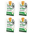 4 Pack Outdoor Hanging Fly Traps, Disposable Water-Activated Fly Catchers for Patio, Yard, Garden, Barn, Ranch, Stable, Campsite & Garbage Areas