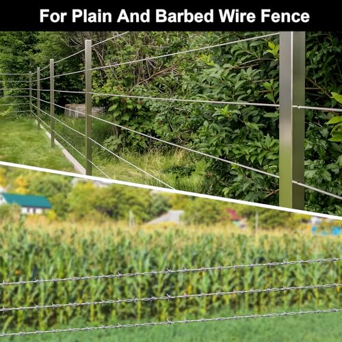 Heavy Duty Fence Fixer, Fence Wire Repair Tool, Fence Restoration Fence Stretcher Tool, Barb Wire Tightener for Tightening Loose & Broken Wire, Fast, Staple-Free for Farms, Ranches, Horse Ranch