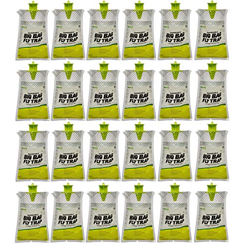 RESCUE! Big Bag Fly Trap – Disposable, Outdoor Use - 24 Traps