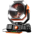 Portable Misting Fan with 20000mAh USB Rechargeable Battery, 250mL Water Tank & LED Lantern – Cooling Fan with Mister for Camping, Home, Tent, Beach, Picnic, Barbecue, Outdoor & Indoor Use