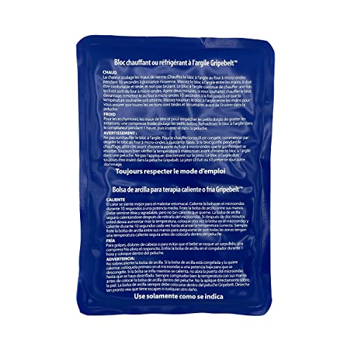 Dr. Brown's Gripebelt Heated Belly Band, Soothe Baby's Tummy with Gentle Warmth and Compression, Monster, 3m+, Blue - color: Blue Monster, size: 3m+ (Pack of 1)