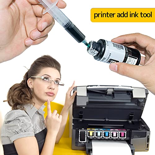 Glue Applicator Syringe with Blunt Tip Needle for Liquid, Ink, Oil, Perfume | Woodworking, Grease, Craft, Epoxy, Lip Gloss Making Filling Dispensing Kit
