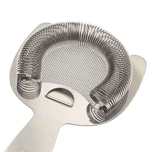 Barfly Fine Mesh Spring Strainer, Stainless Steel - color: Stainless Steel