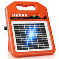 MINI400 30 Miles Solar Electric Fence Charger, 0.4 Joule Solar Electric Fence for Livestock, Horses, Cattle Sheep, Solar Fence Charger with Day or Night Mode, Easy Installation - size: MINI400