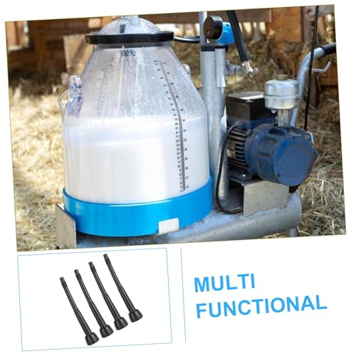 Black Soft Rubber Milking Liner Replacement,4PCS Milking Machine Liners,Milking Liner Tool for Livestock Breeding Industry Cow Milking Machine