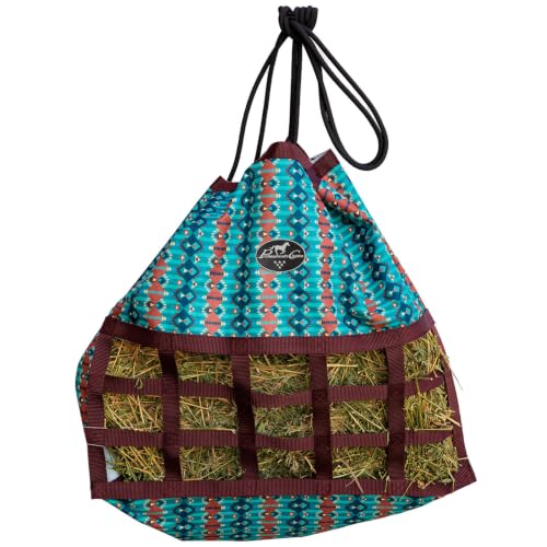 Professional's Choice Scratch Free Hay Bag | Slow Feed Horse Hay Holder - color: Canyon
