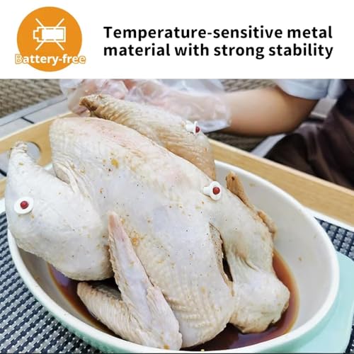 Chicken Thermometer Turkey Timer, Meat Turkey Thermometer Popup Out, 1.8 Inches Good Cook Timers for Cooking Chicken Beef (10)
