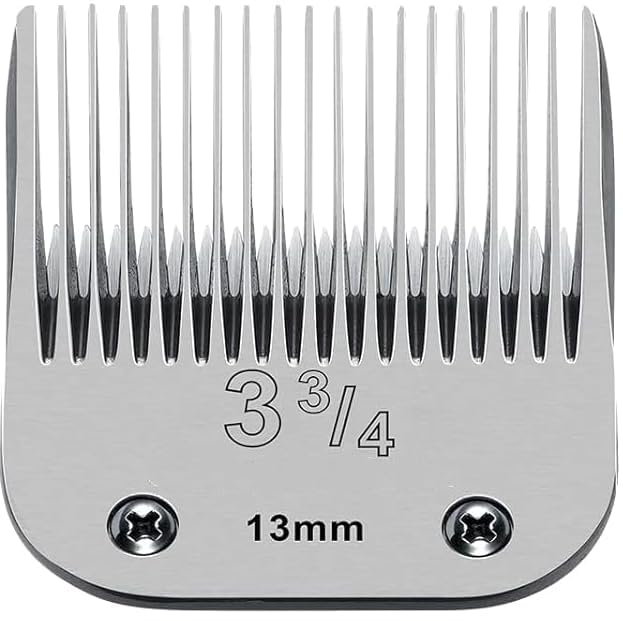 3-3/4 Replacement Ceramic Blades,Compatible with Andis,Oster Classic 76 | 13mm(1/2") Cutting Length,compatible with Oster and Andis Wahl KM10 Series Clippers - color: 3-3/4