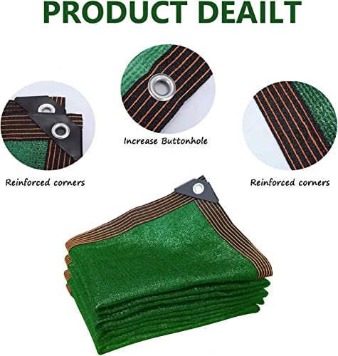 90% Sun Shade Cloth 10x13 FT, Sunblock Shade Net for Patios, Gardens, Backyards, Durable HDPE Fabric with Aluminum Grommets, Easy to Install - color: 90% Green, size: 10 x 13 FT