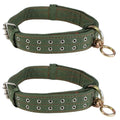 DOITOOL Thickened Canvas Livestock Collar 51.18 Inch Adjustable Neck Strap with Explosion-Proof Buckle for Cattle Calf Sheep Horse Farm Use