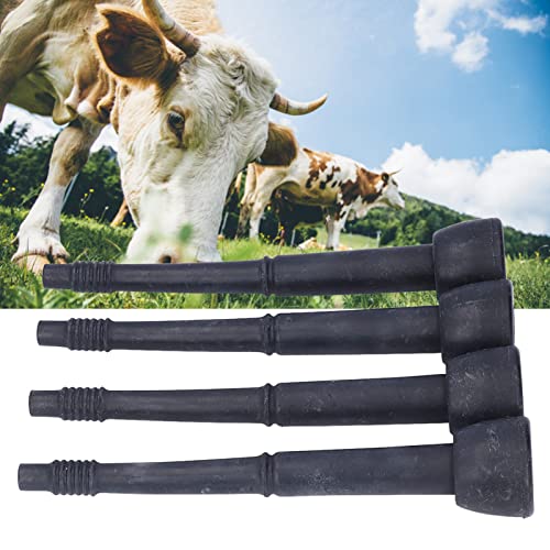 Milking Machine Liner, 4PCS Silicone Milk Lining Harmless Liner Leakproof Soft Teat Cup for Farm